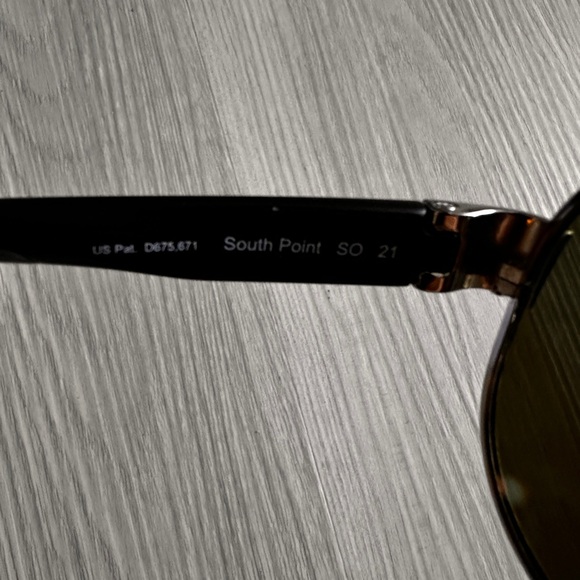 NEW Costa South Point 580G Polarized Blue Mirror Aviator Sunglasses Gunmetal - Picture 2 of 7